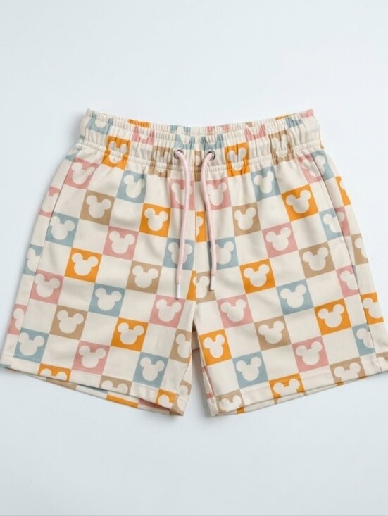 Sweet P Other - Sweet P Baby Co Mickey Swimsuit Shorts Unisex Boy Girl Size 6 7 Tie Waist Adj